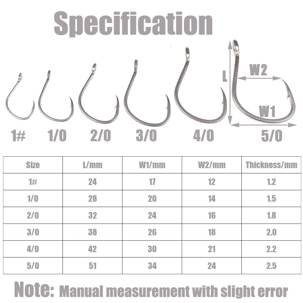 10pcs Matte Tin Anti-rust Salt - Fishing Hook Offset ulasan dan harga
