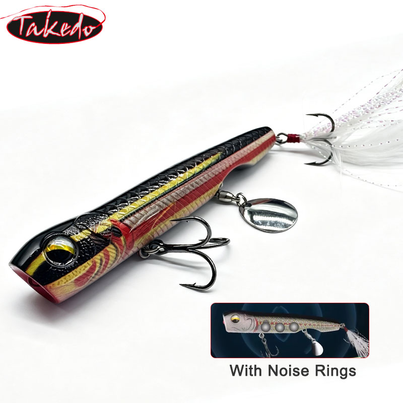 TAKEDO 10G Top Water Popper Fi - Fishing Hook Treble ulasan dan harga