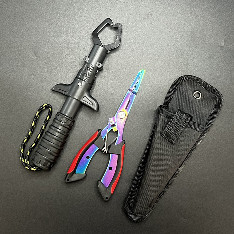 Fishing Pliers and Gripper Set - Fishing Hook Stainless Steel ulasan dan harga