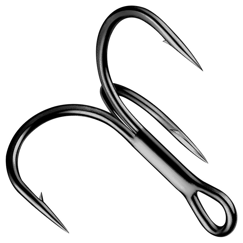 Huge Treble Hooks 4X Strong 1# - Fishing Hook Offset ulasan dan harga