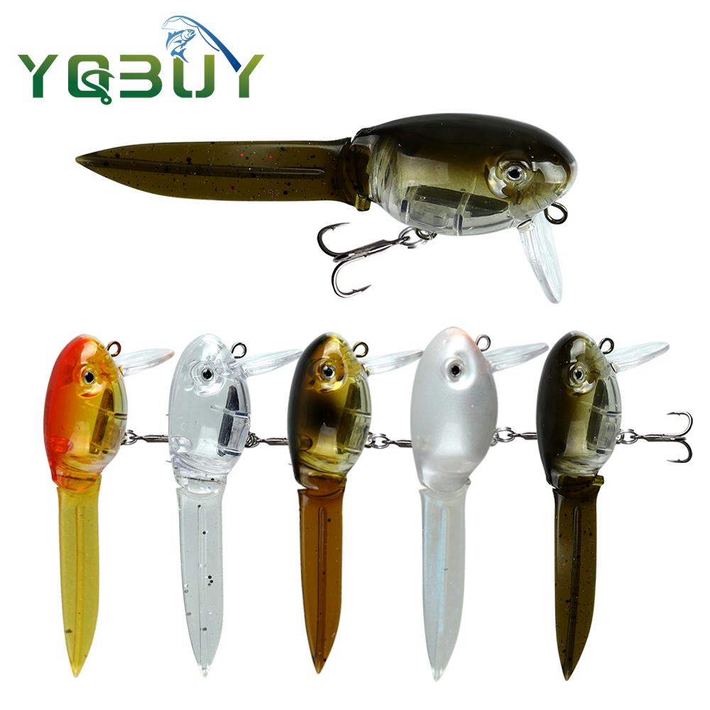 1pcs Tadpole Hard Bait Fishing - Fishing Hook Treble ulasan dan harga
